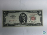 US $2.00 red seal note - Series 1963-A