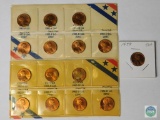 Lot of assorted 1982 pennies, and 1958 penny