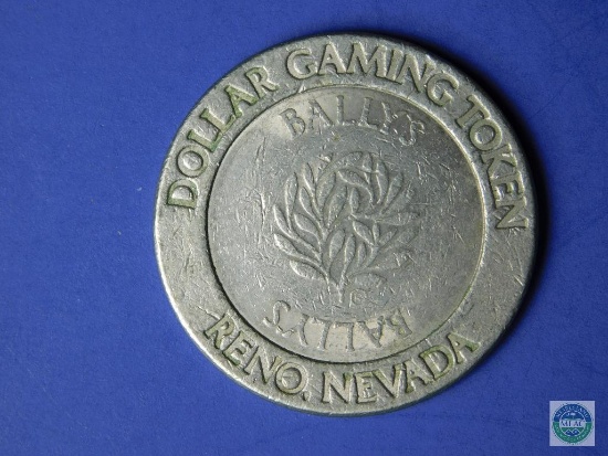 Original Bally's Dollar Gaming Token - Reno, Nevada