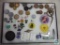 Various Collector Pins & Tokens & Knives in Collector Display Box