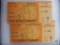 2 Clemson Football Tickets Oct. 5, 1946 vs NC State