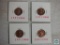 Lot of 4 MS-60 Pennies 1971 & 1973
