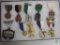 Lot of 10 Various Medals in Collector Display box