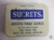 Vintage Sucrets Tin (empty) and Metal Matches Holder