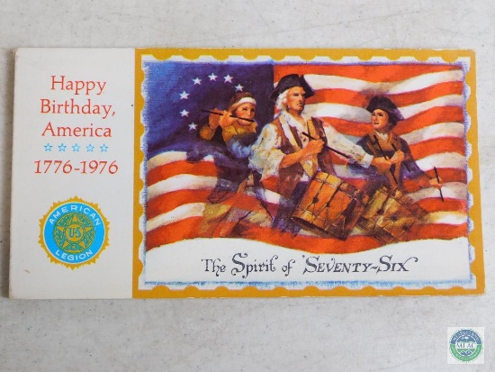 US American Legion Bicentennial Postcard Booklet Complete