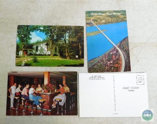 Approx. 20 Postcards mostly Mid Century America