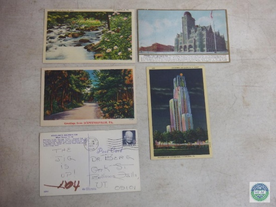 Approx. 20 Postcards mostly Mid Century America