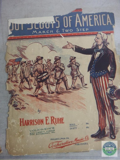 Boy Scouts of America March & Two Step Sheet Music 1932