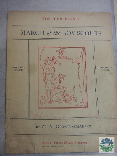 March of the Boy Scouts Sheet Music By G.A. Grant-Schaeffer