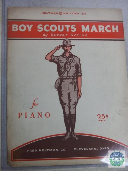 Boy Scouts March by Rudolf Kvelve Sheet Music for Piano