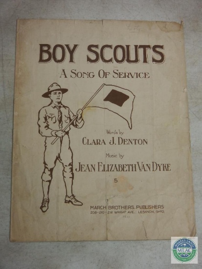 Boy Scouts A Song of Service Sheet Music
