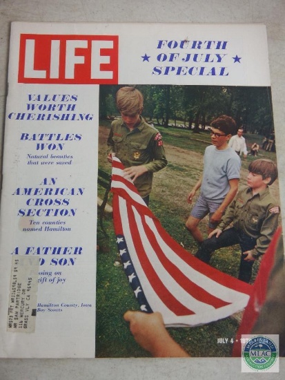 Life Magazine Fourth of July Special 1970 featuring Boy Scouts