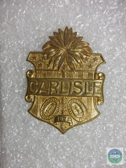Carlisle South Carolina Police Hat Badge Early 1900's