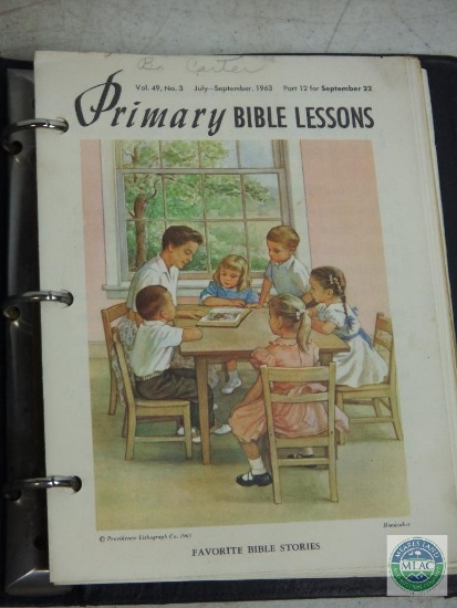 1963 Bible Stories in a 9" Binder