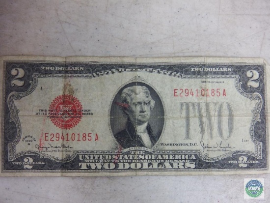1928 US $2 Bill