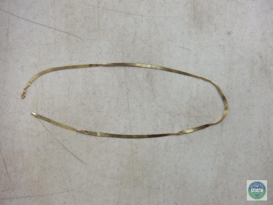 14kt Gold Herringbone Necklace for Scrap