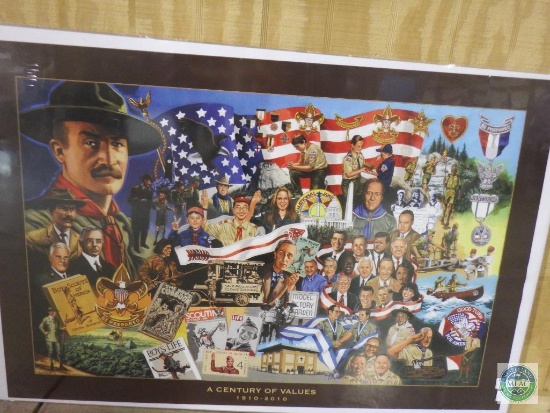 Boy Scouts 1910-2010 A Century of Values Poster