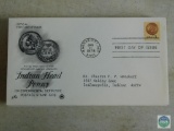 49 Stamped Envelopes from 60's & 70's