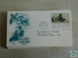 Lot of 50 Stamped Envelopes from 60's & 70's