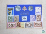 Vatican City 1964 Citta Del Vaticano Coins & Stamps Souvenir