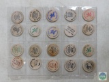 85 Boy Scout Wooden Nickels Tokens