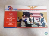Ladies VFW Auxiliary Bicentennial Postcard Booklet Complete