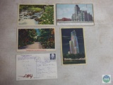 Approx. 20 Postcards mostly Mid Century America