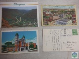 Approx. 20 Postcards mostly Mid Century America