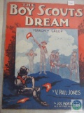 The Boy Scouts' Dream Sheet Music 1915 Copyright