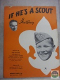 If He's A Scout Boy Scout Sheet Music 1941 Copyright