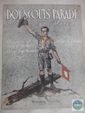 Boy Scouts Parade March Sheet Music by Koninsky Music Co *RARE*
