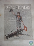 Boy Scouts Parade March Sheet Music by Koninsky Music Co *RARE*