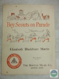 Boy Scouts on Parade Music Sheet 1930 Copyright