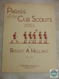 Parade of the Cub Scouts March for Piano Sheet Music 1939 Copyright