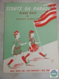 Scouts on Parade Piano Solo Music Sheet 1947 Copyright