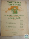 Boy Scouts Youthful Pastimes Piano Music Sheet 1929 Copyright
