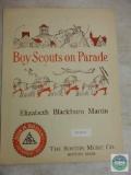 Boy Scouts on Parade Music Sheet 1930 Copyright