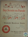 Boy Scouts on Parade Music Sheet 1930 Copyright