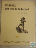 Scouts on Parade Piano Solo Music Sheet 1947 Copyright