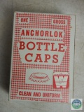 Vintage Box of Anchorlok Bottle Caps with cork inserts