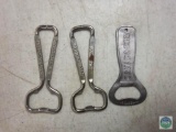 3 Vintage Dry Bottle Openers Canada Dry, Coke, and Royal Crown