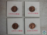 Lot of 4 MS-60 Pennies 1971 & 1973