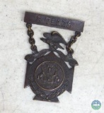 Early 1900's Michigan National Guard 6 Year Medal Pin