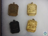 Boy Scout Camp Idlewood 1920's Charms Lot of 4