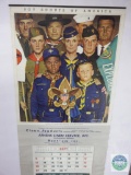 Boy Scouts 1970 Calendar Advertisement Poster 34