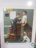 Norman Rockwell Keep Myself Physically Strong Boy Scouts Poster