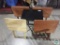 Lot of 5 Wood Folding Tables
