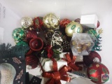 Large Lot of Christmas Ornaments & Decorative Items