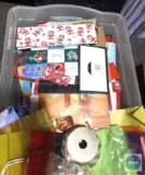 Lot of Gift Bags, Tissue, Ribbons