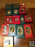 Lot of Christmas Waterford Ornaments